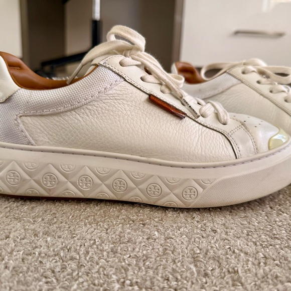 Tory Burch Ladybug White Sneakers | 8 - Picture 6 of 11